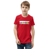 "TruthFool" - Children's Apparel (Unisex, Red T-Shirt)