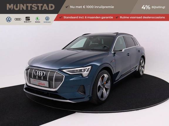 Audi e-tron 55 Quattro Incl. BTW | 4% Bijtelling € 130,- netto | Camerabeeld spiegels | Adapt. Cruise | NAVI | Head-Up Display | 21 Inch | Matrix LED | 360 Camera | B&O | DAB | Keyless-Entry | Pano-Dak |