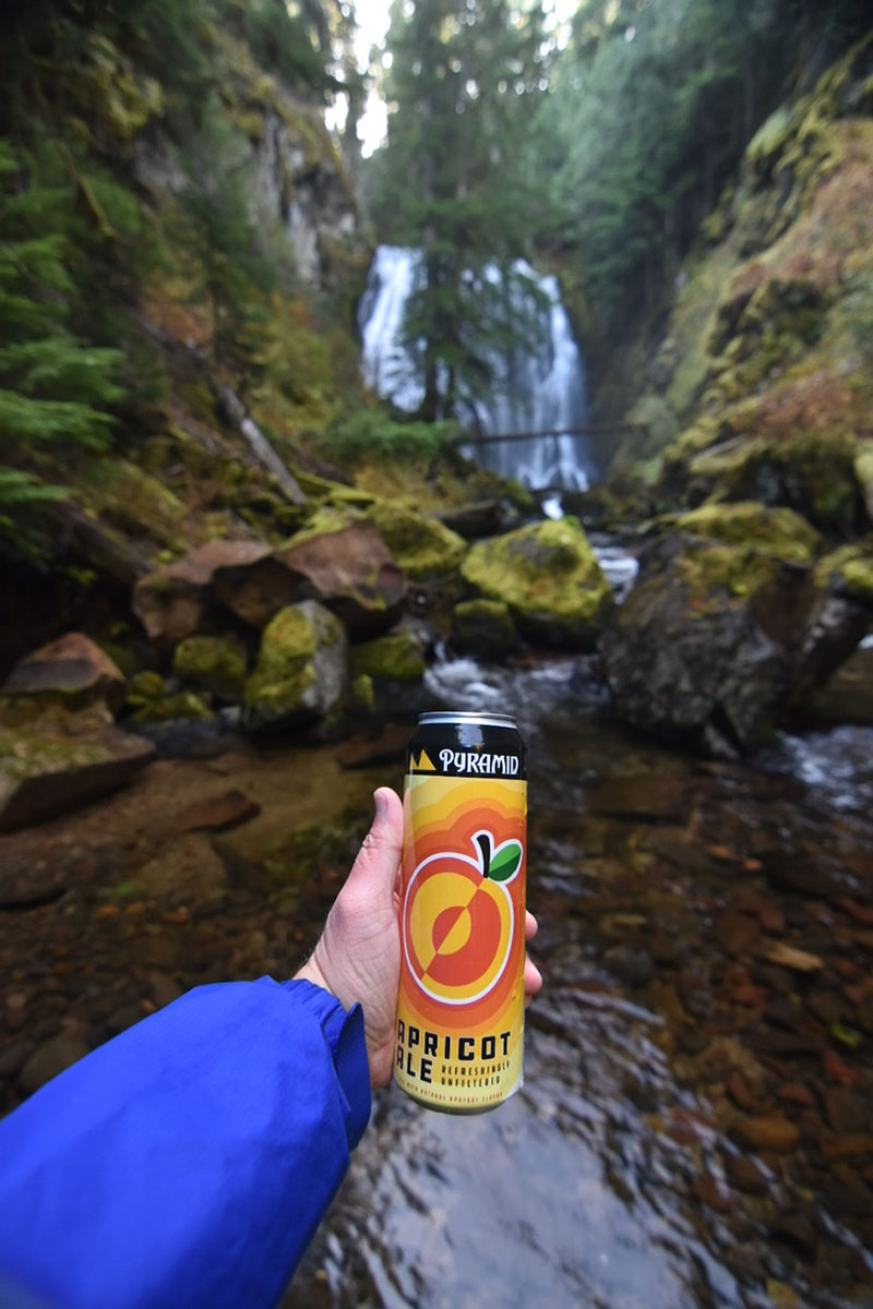 Waterfall exploration and drinking great craft beer in Washington and Oregon