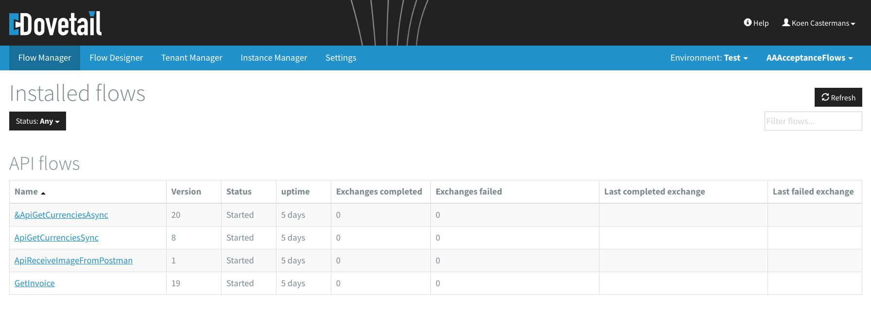 Flow Manager · Dovetail Academy