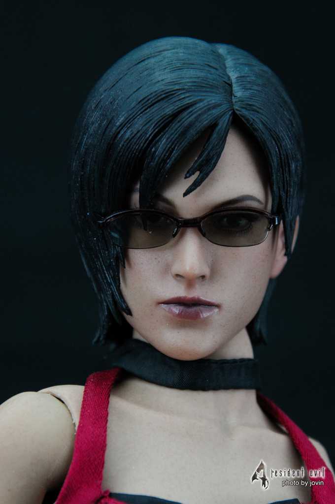 Ada wong from resident evil 4 with blue hair