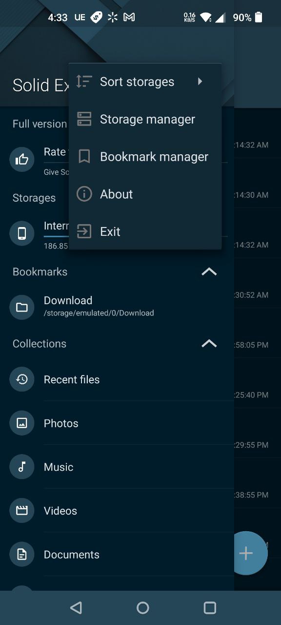 How to use solid explorer app to access smb network shares from an