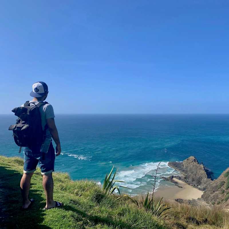 looking over cape reinga