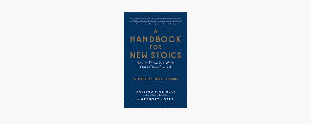 book called a handbook for new stoics