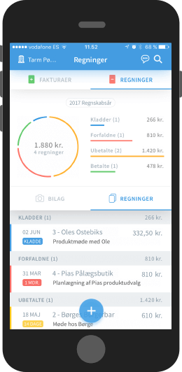 Billy regnskabsprogram mobile app v2