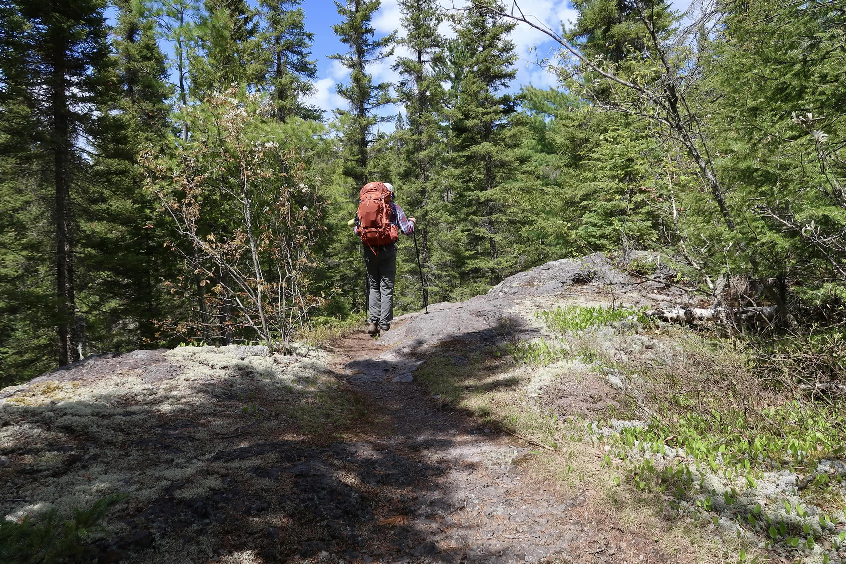 Rocky terrain as we got closer to Horseshoe Ridge