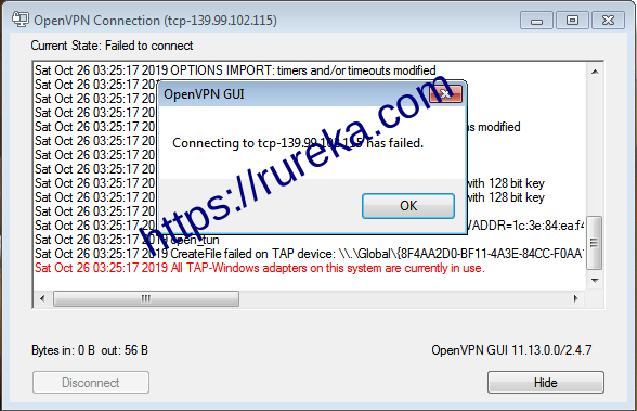 Cara Atasi OpenVPN - All Tap-Windows Adapters on This System Are Currently in Use di Windows 7