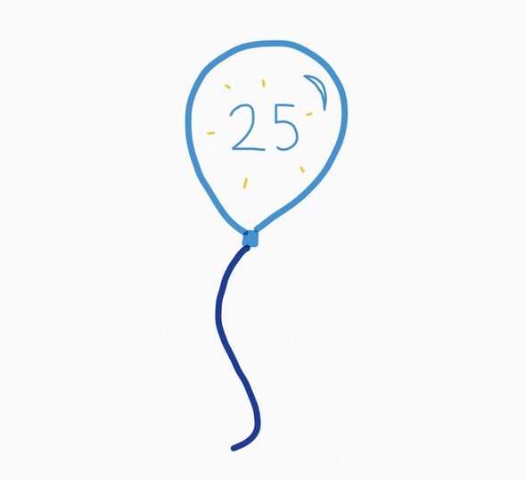 25 balloon