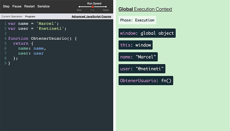 La pila de ejecución en JavaScript - netinetidesign