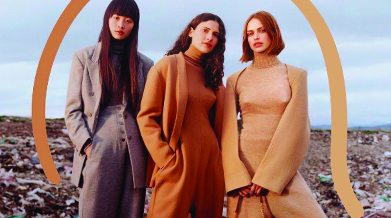 Imagem em destaque para o artigo: Stella McCartney fotografa campanha de outono 2017 em um lixão