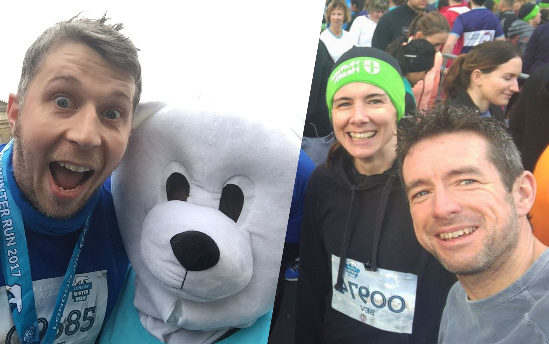Red Bullet team after running the Winter Run