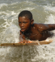 boy surfing