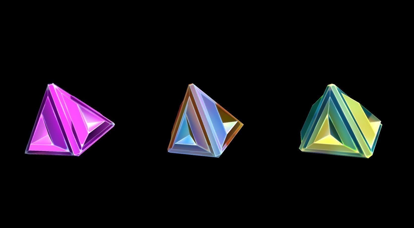 In-game charges have the same shape as the charge die.
