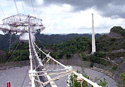 Le radiotéléscope d'Arecibo