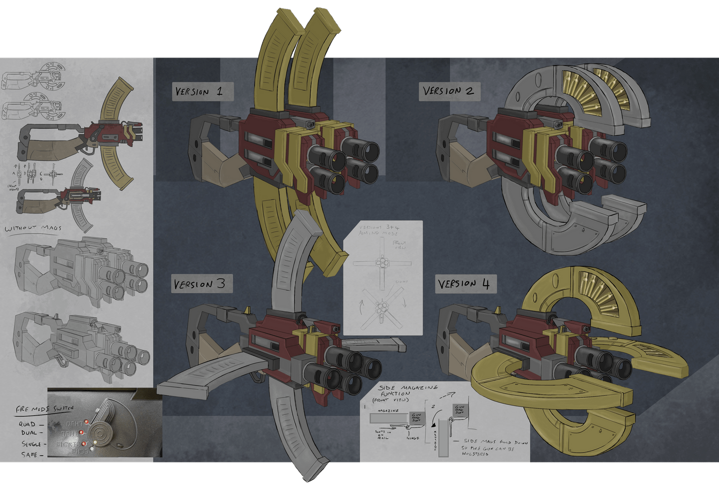 Soldier and Death: Weapon Developments