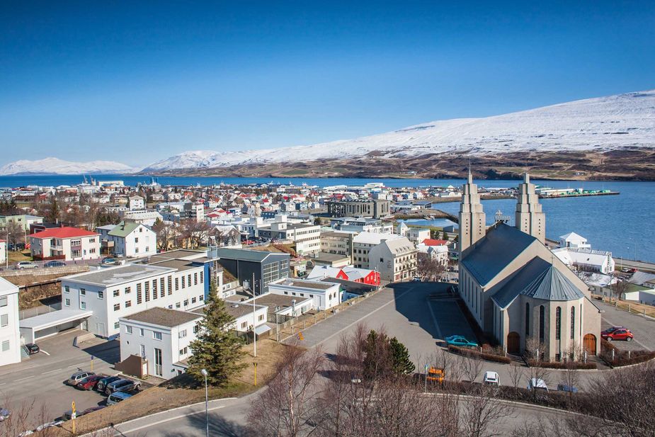 Stadt, Akureyri, Island