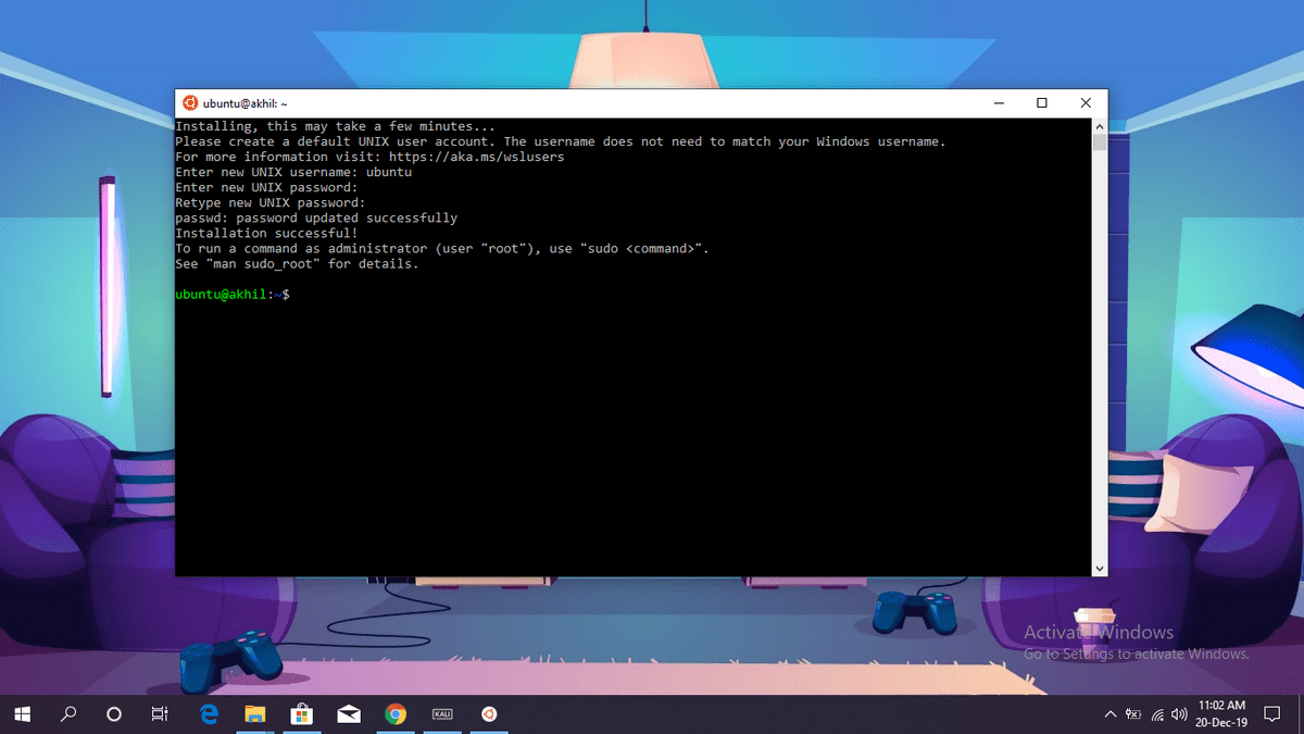 wsl-linux-installed
