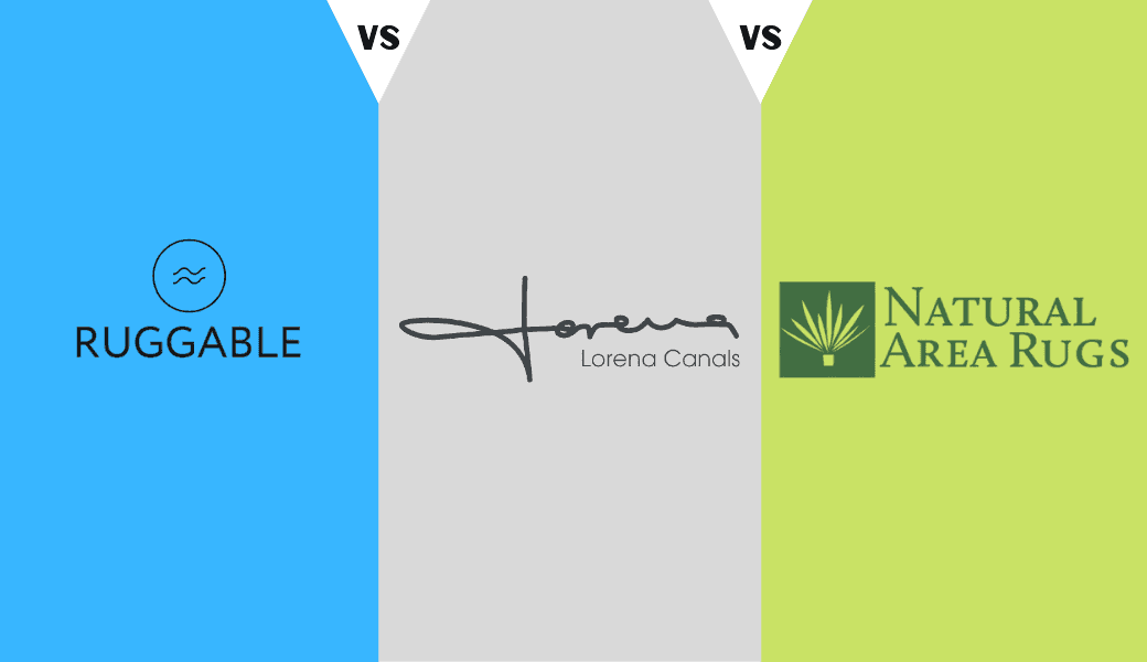 Ruggable vs Lorena Canals vs Natural Area Rugs - Cover Image Ruggable vs Lorena Canals vs Natural Area Rugs - Cover Image