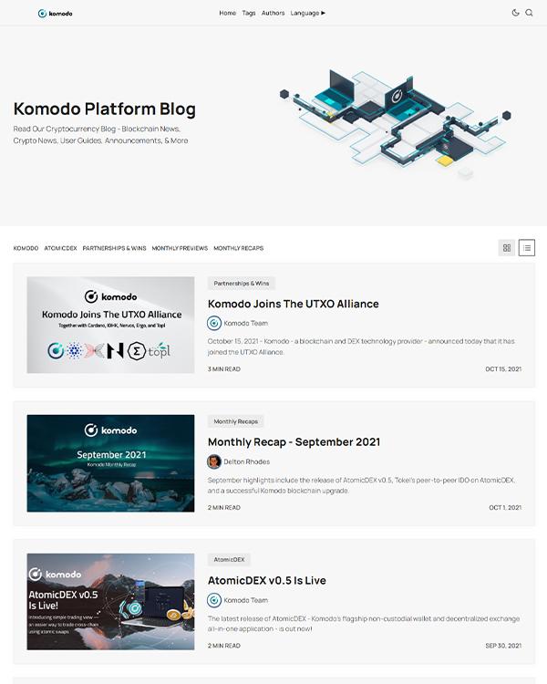 Komodo Platform Blog
