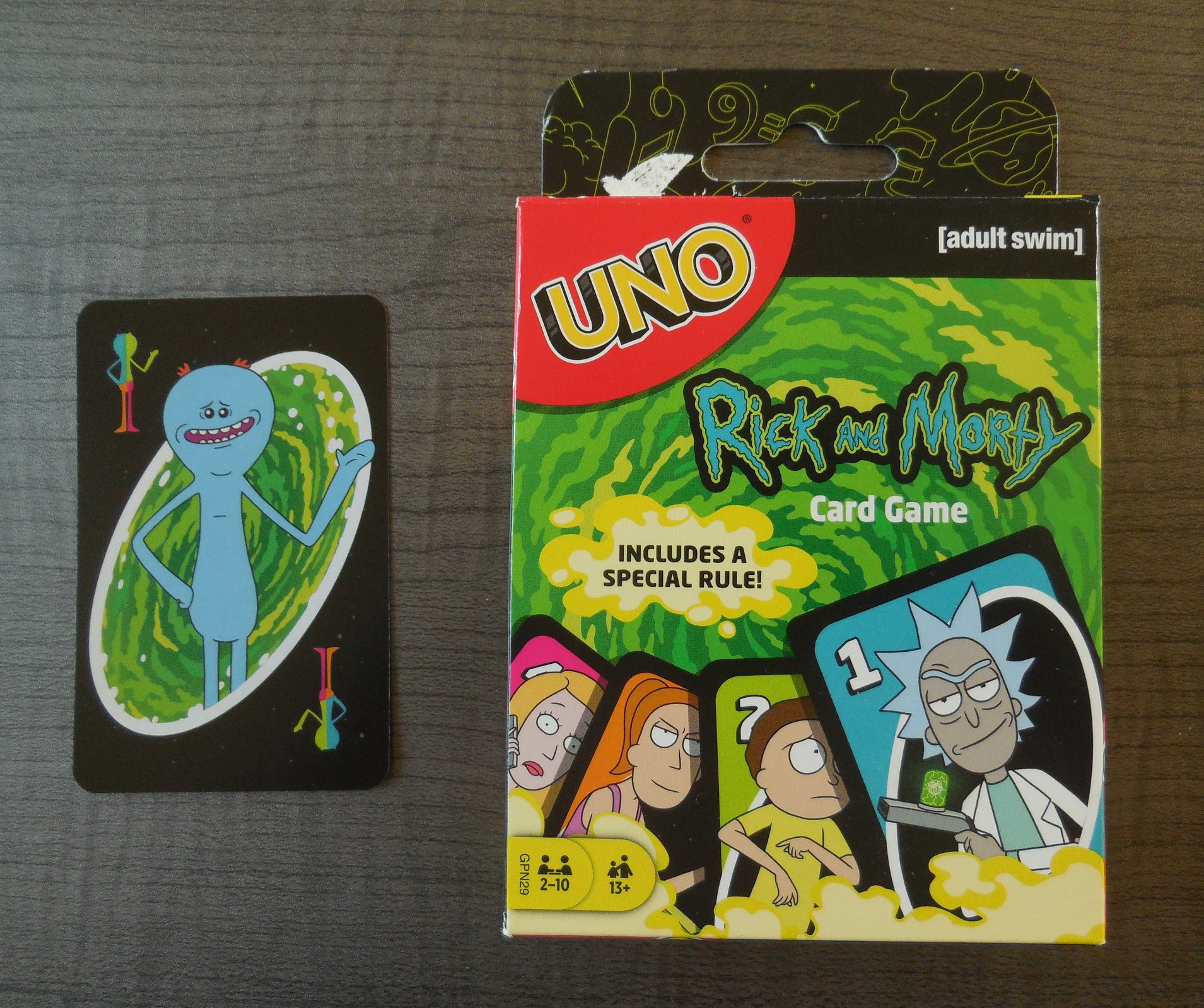 Rick and Morty Uno Card Game