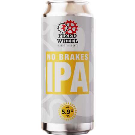 No Brakes IPA by Fixed Wheel Brewery