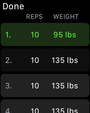 Force touch opens a ton of options for mid workout adjustments.