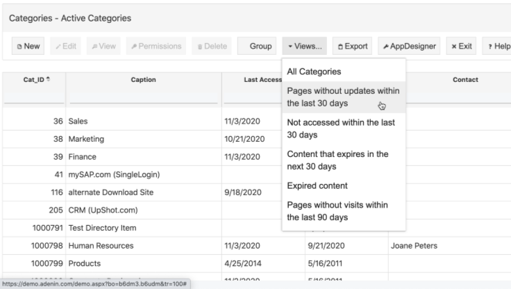 Content Inventory