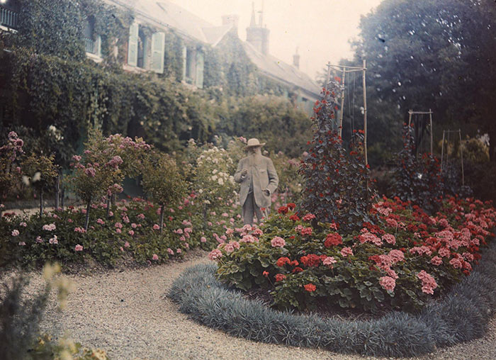 Monet in His Garden at Giverny, 1921
