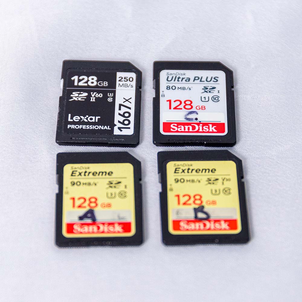 Image for 4 X 128gb Sd Cards Kit hero section