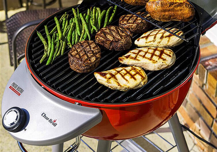 Char-Broil Patio Bistro TRU-Infrared Electric Grill In Action