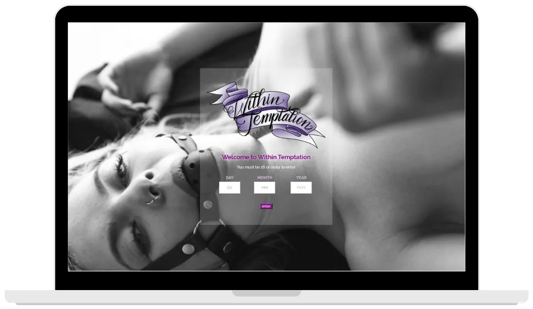 withintemptation portfolio screenshot 2 agegate rhwebdesigns.co.uk