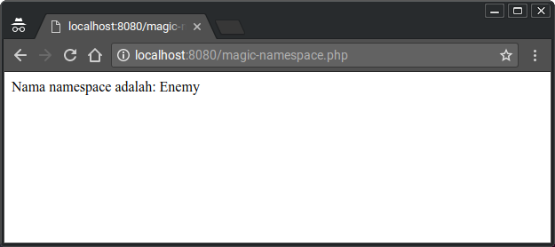 Results of Magic Constants NAMESPACE