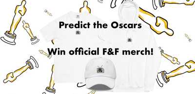 Oscars banner with clothing