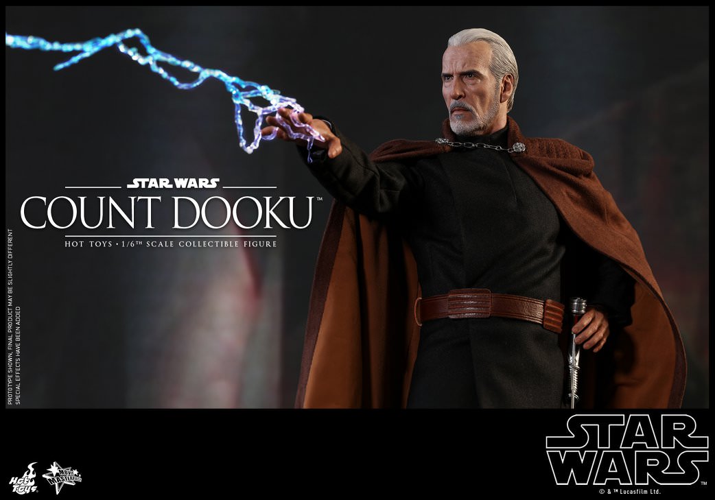 Hot Toys Star Wars: Attack of the Clones MMS496 Count Dooku 1/6th Scale Collectible Figure Hot Toys Star Wars: Attack of the Clones MMS496 Count Dooku 1/6th Scale Collectible Figure