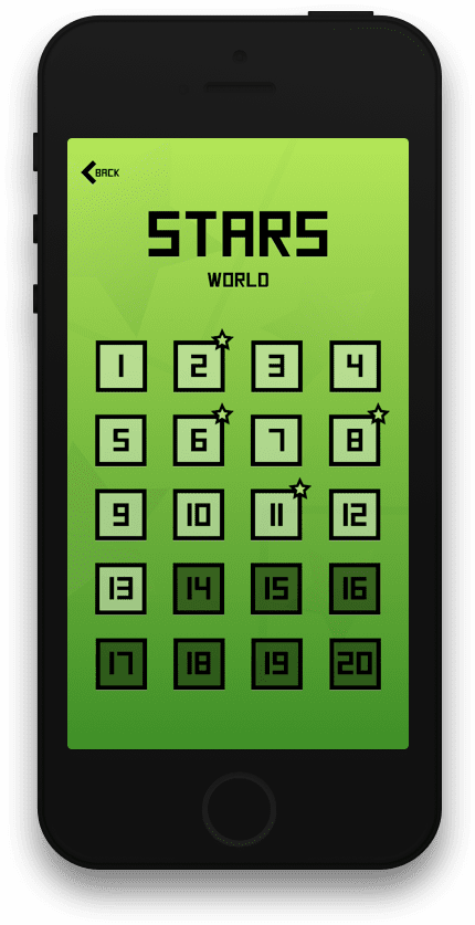 Glean levels screen