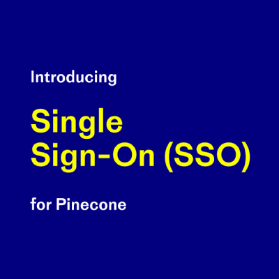 Introducing Single Sign-On (SSO) for Pinecone