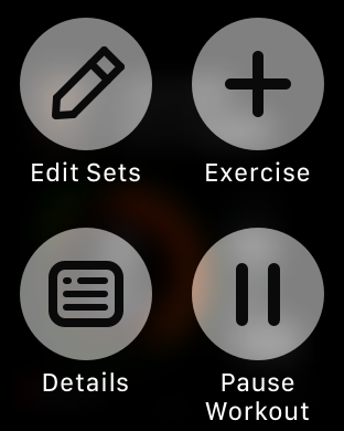 Force touch opens a ton of options for mid workout adjustments.