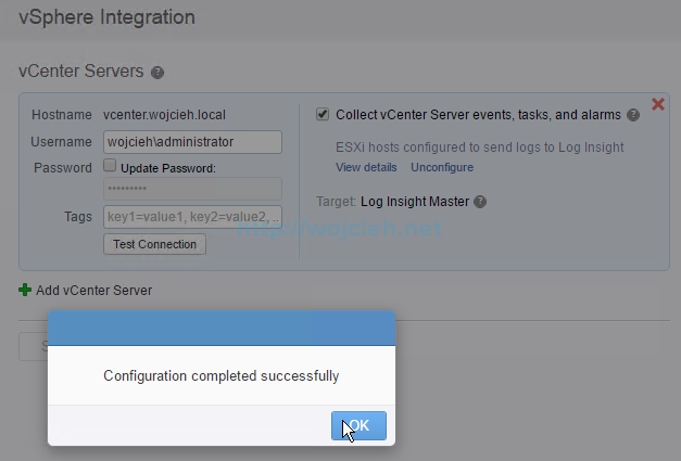 VMware vRealize Log Insight - Installation and Configuration - 22