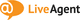 Logo för system LiveAgent