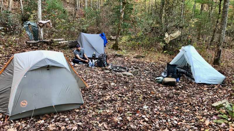 Pilkey Creek campsite