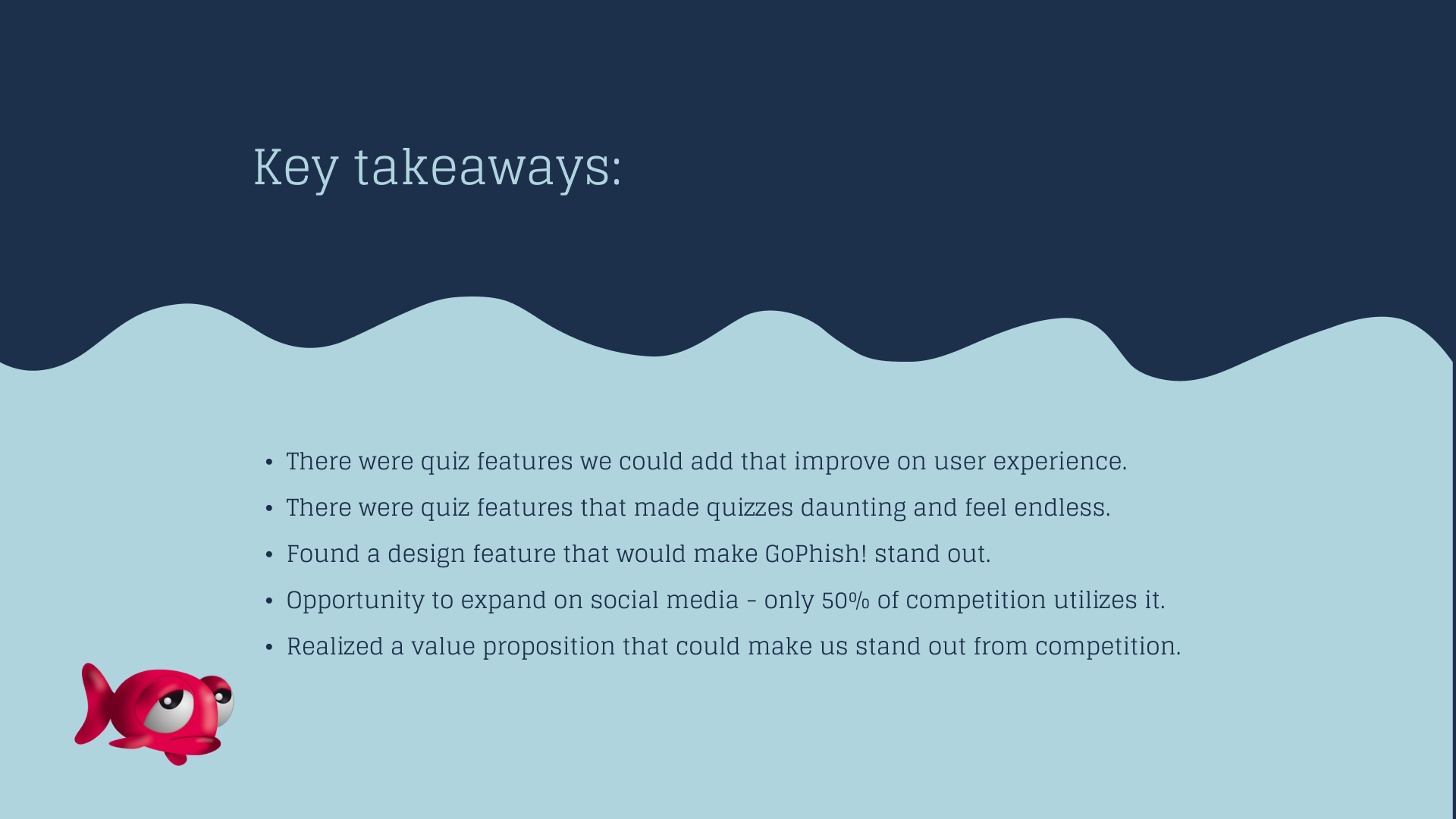 key takeaways from competitor analysis