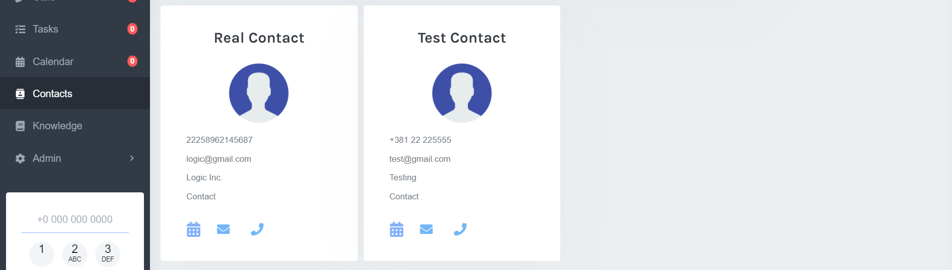 CallAnswering Contacts | AndreasDEV