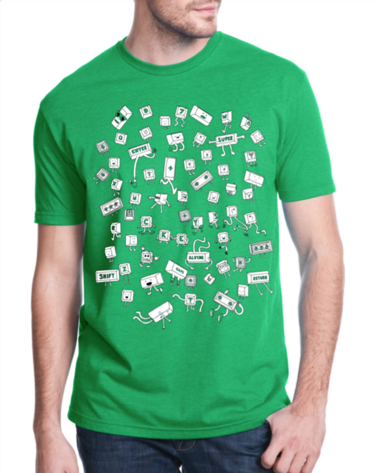 Summer meetup t-shirt design featuring Keyple