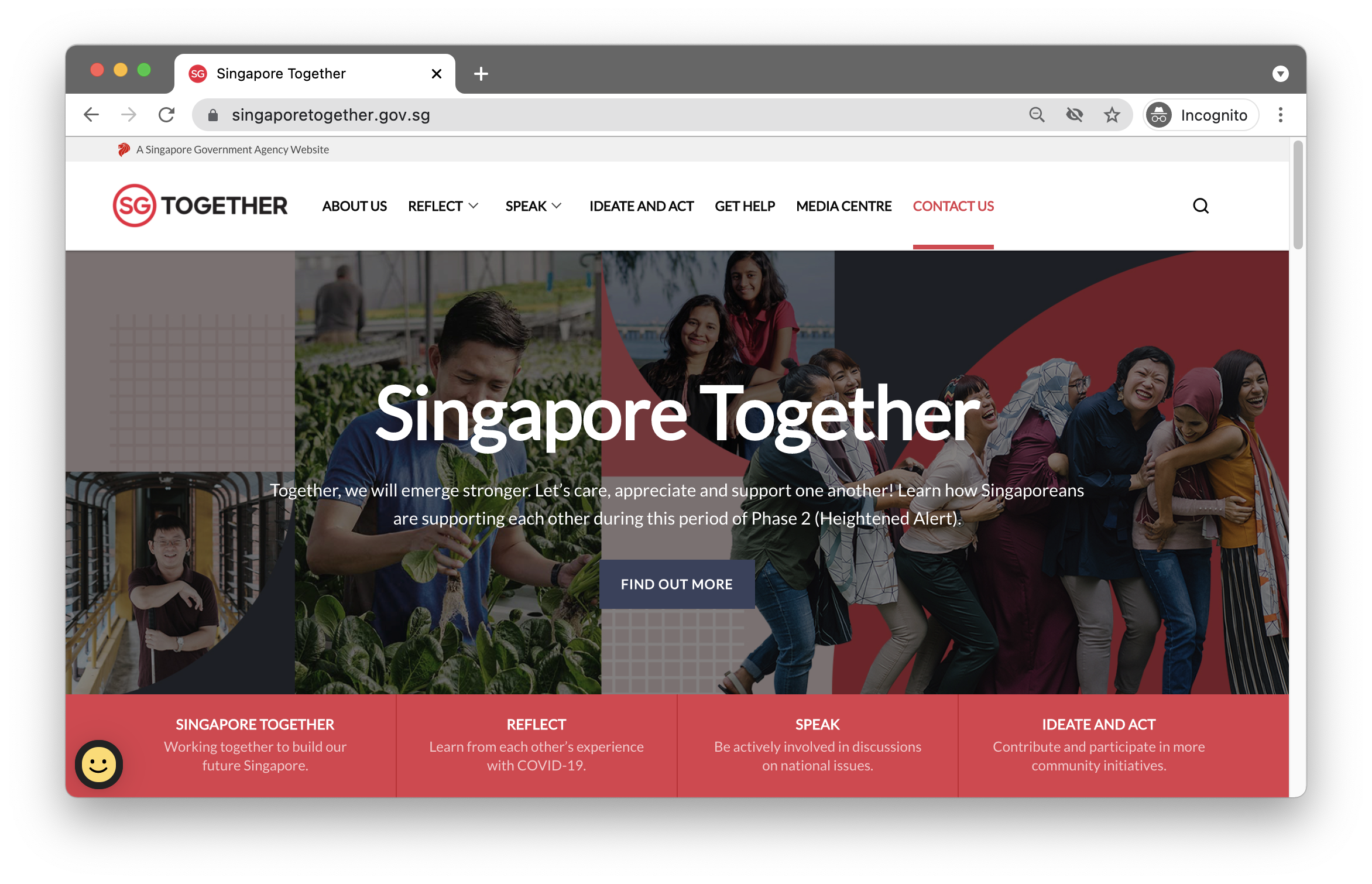 Singapore Together Website