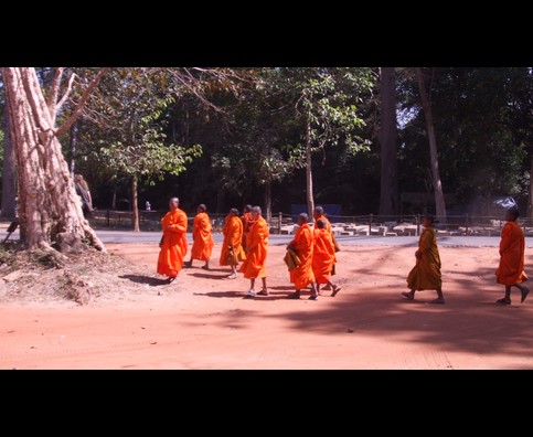 Cambodia  Angkor Monks 6