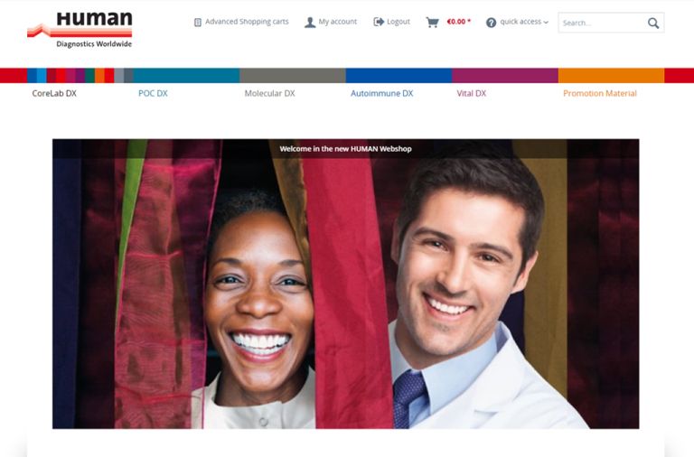 Shopware Shop Referenz: human