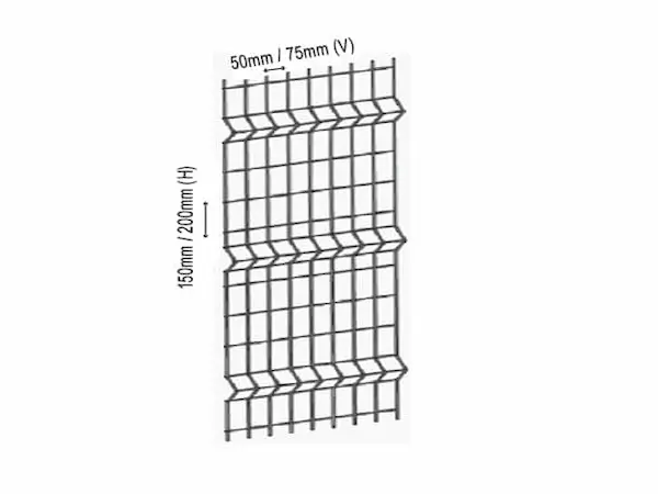 ENVIGAL Security Welded Fence Diagram 2