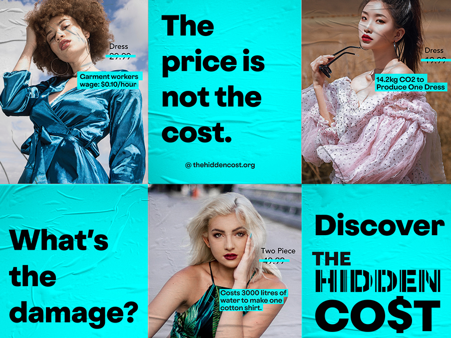 The Hidden Cost Project 6up posters
