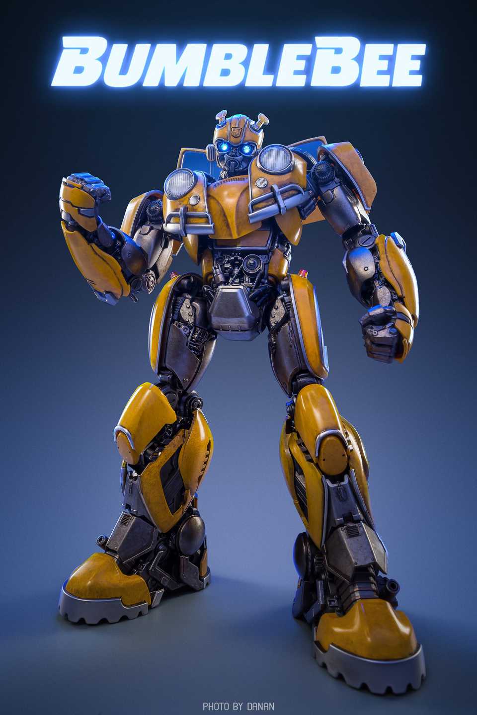 ThreeA 8 Inch Metal Bumblebee