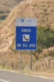 roadsign tele number